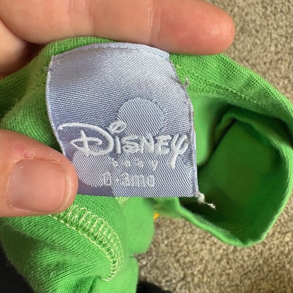Vintage Disney Baby Romper Green Shorts 0-3 months - Picture 8 of 9